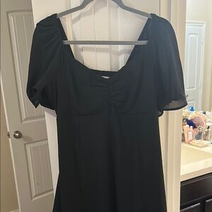 Abercrombie & Fitch Black mini dress